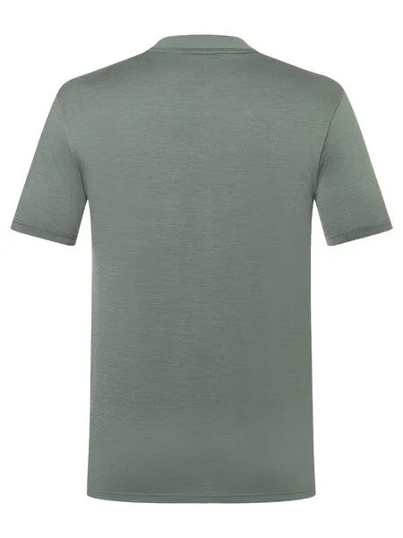 Super.Natural Super.Natural T-Shirt Casual Rib Bio J Tee für Herren, Merino, Eucalyptus, – Produktbild 4 von 4