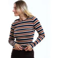 Gary Mash GARY MASH Gestrickter Slim Fit Pullover Yuma in Rippstrick, Streifen (mehrfarbig), – Produktbild 1 von 1