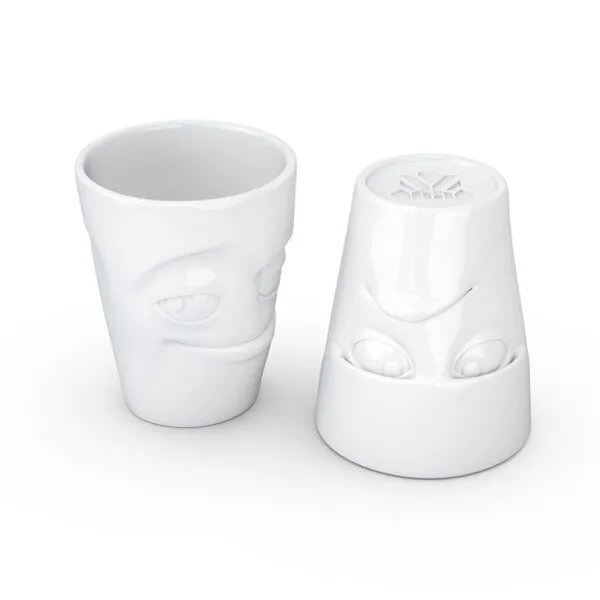 FIFTYEIGHT PRODUCTS FIFTYEIGHT PRODUCTS Fiftyeight Dreidimensionaler Porzellan Charakterkopfbecher – Produktbild 3 von 4