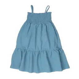 Walkiddy Walkiddy Mädchen Trägerkleid GOTS zertifiziert – Blau, weich & bequem, sommerlich – Produktbild 1 von 1