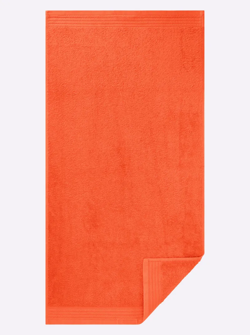 wäschepur Handtuch orange, Orange, – Produktbild 1 von 3