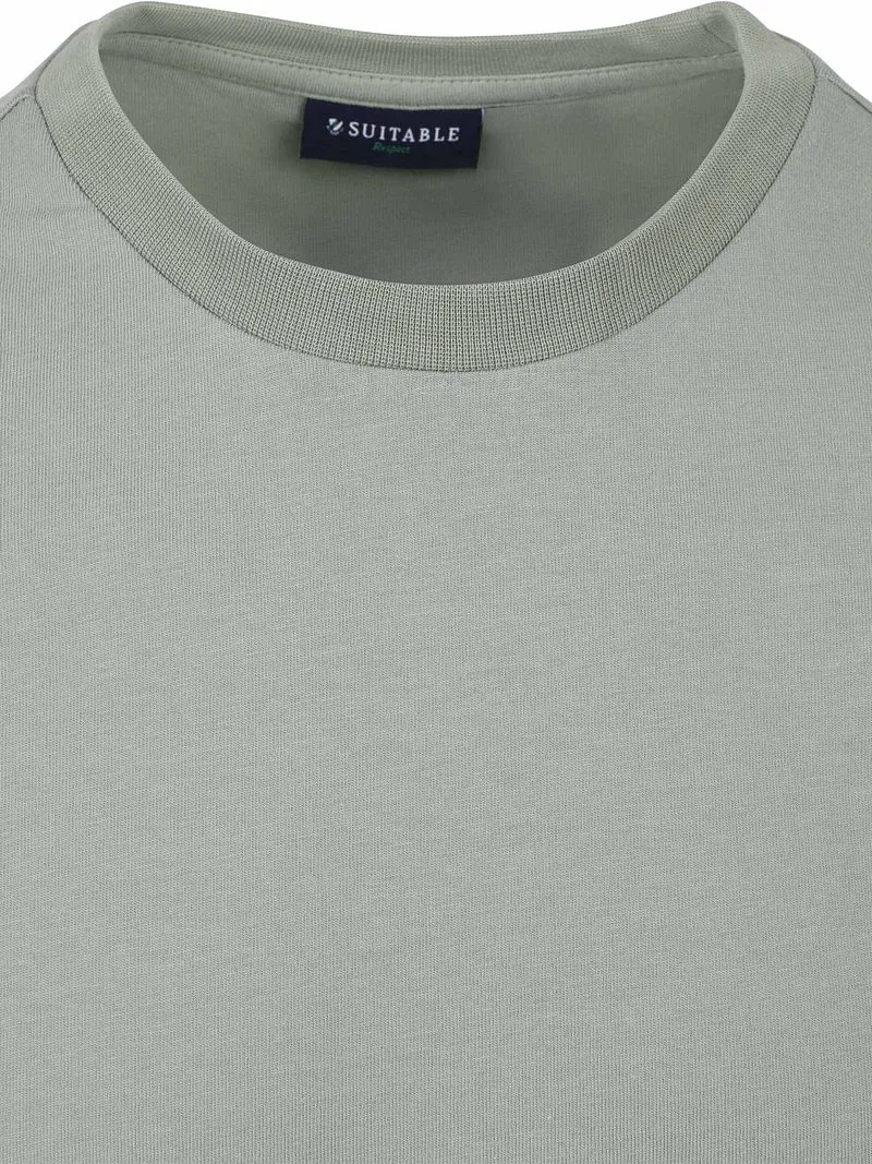 Suitable Suitable Respect T-shirt Tim Grün - Größe XXL, Grün, – Produktbild 4 von 5