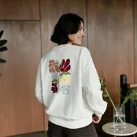 NORDLICHT NORDLICHT Sweater Jonna aus 100% Baumwolle, Cherry print (mehrfarbig), – Produktbild 1 von 1
