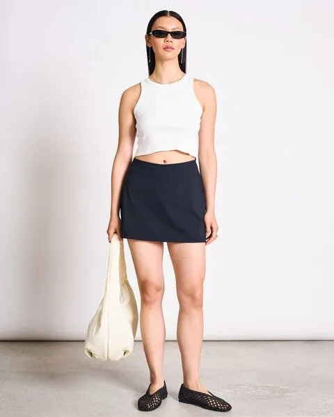 JAN N JUNE JAN N JUNE Mini Skort CISTUS aus Econyl®, Schwarz, – Produktbild 1 von 4