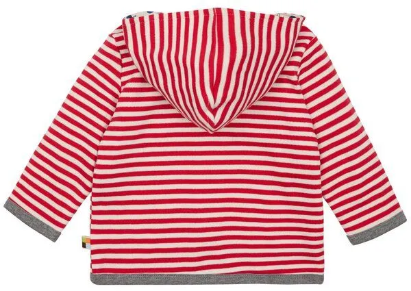 loud + proud loud + proud Babys & Kinder Wendejacke, GOTS-zertifiziert, Tomato (rot), – Produktbild 2 von 2