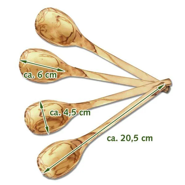 NATUREHOME NATUREHOME Besteckset Tafelbesteck aus Olivenholz Handarbeit Mediterran – Produktbild 7 von 7