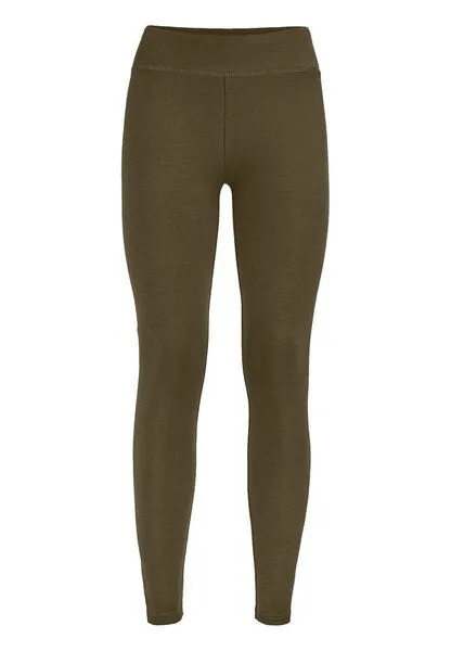 hessnatur hessnatur Leggings Medium Cut ACTIVE LIGHT aus Bio-Baumwolle, Goldoliv, – Produktbild 3 von 4