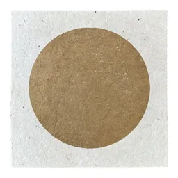 Veskor Cassiopeia Veskor Cassiopeia CENTRAL MOON Linoldruck | 22 × 22 cm | Gold auf Naturweiß – Produktbild 1 von 1