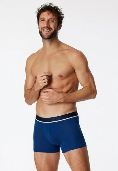 Schiesser Schiesser 3er Pack Shorts Webbund Biobaumwolle 95/5, Multicolour 2, – Produktbild 2 von 4