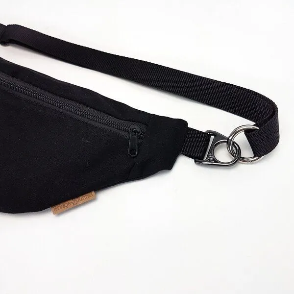 Bridge&Tunnel Bridge&Tunnel Hipbag Denim, All black, – Produktbild 3 von 4