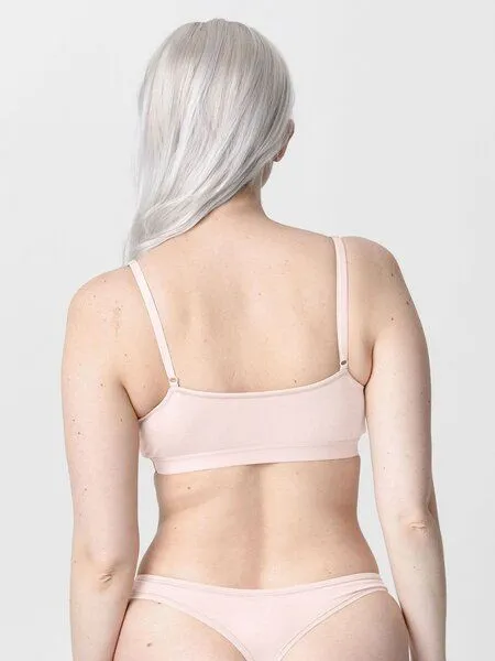 erlich textil erlich textil Edith bügelloses Bustier aus weichem Modal, Quarz, – Produktbild 4 von 6