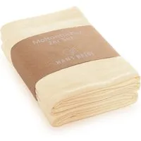 HANS NATUR Moltontücher Bio-Baumwolle 2er-Set, 80 x 80 cm natur – Produktbild 1 von 1