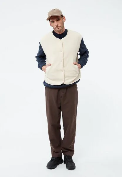 Givn Berlin Givn Berlin Weste GBMARIS aus kuscheligem Fleece - Off White, Off white, – Produktbild 3 von 4