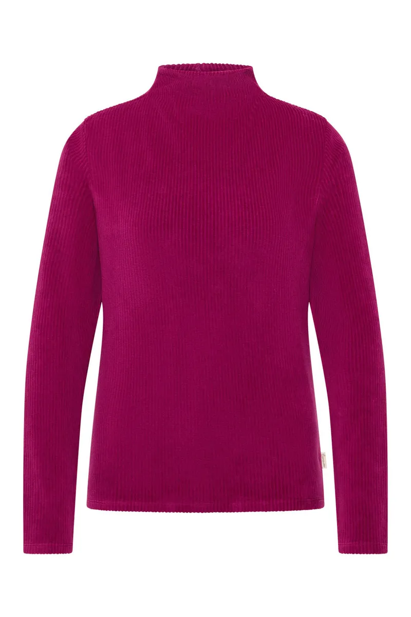 Tranquillo Sweatshirt Selinaa aus Biobaumwolle - raspberry / L – Produktbild 1 von 3
