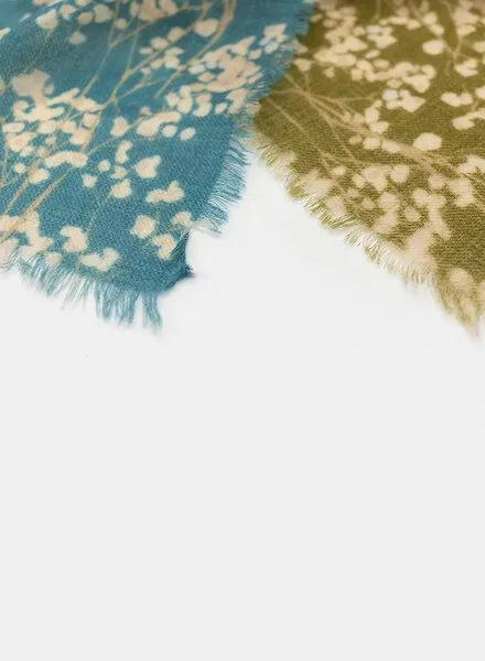Djian Djian FILIA –Schal aus Merino-Wolle, mulesing-frei, Türkis, – Produktbild 3 von 4