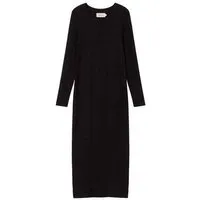 thinking mu thinking mu Woll-Kleid - Trash Gina - aus REFIBRA & Bio-Baumwolle, Schwarz (black), – Produktbild 1 von 1