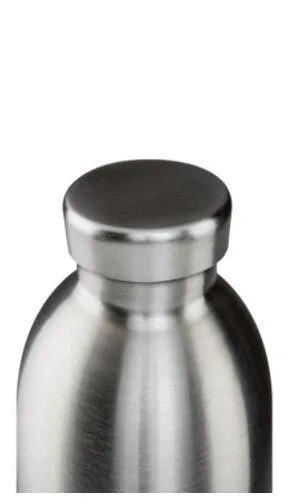 24bottles 24bottles 0,33l Thermosflasche - verschiedene Muster, Steel (silber), – Produktbild 1 von 2