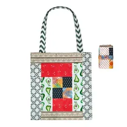 SuperBee SuperBee Patchwork Tragetasche – Nachhaltigkeit in ihrer schönsten Form – Produktbild 1 von 1