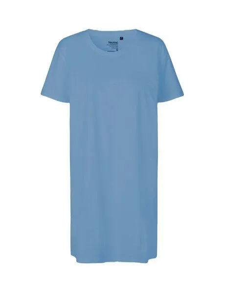 Neutral Neutral® Damen T-Shirt von Neutral Bio Baumwolle Lang Lounge Shirt, Dusty indigo, – Produktbild 2 von 4