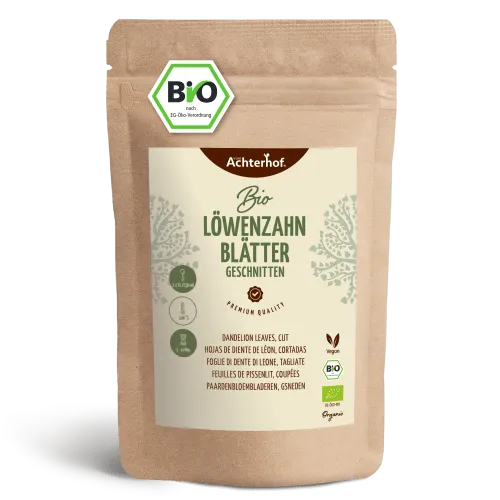 vom Achterhof Löwenzahnblätter geschnitten Bio (100g) – Produktbild 1 von 1