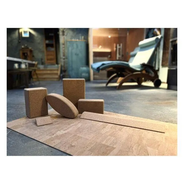 Kork-Deko Kork-Deko Yoga Keil, kurz (10x9x3 cm) / Keil aus Kork – Produktbild 7 von 7