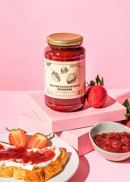 KoRo Bio Fruchtaufstrich Erdbeere 460 g – Produktbild 1 von 1