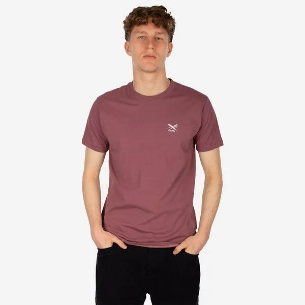 Iriedaily Iriedaily Chestflag Tee, Plum (rot), – Produktbild 2 von 3