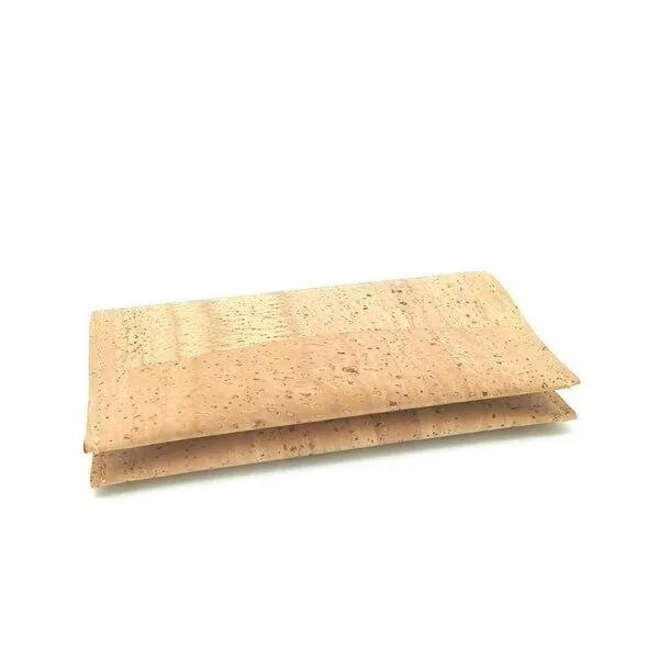 Kork-Deko Kork-Deko Korkstoff Reisepass-Hülle Beige – 2 Kartenfächer, vegan & wasserabweisend – Produktbild 1 von 8