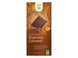 gepa Vollmilchschokolade mit Espressosplittern & Karamellcrisps – Produktbild 1 von 1