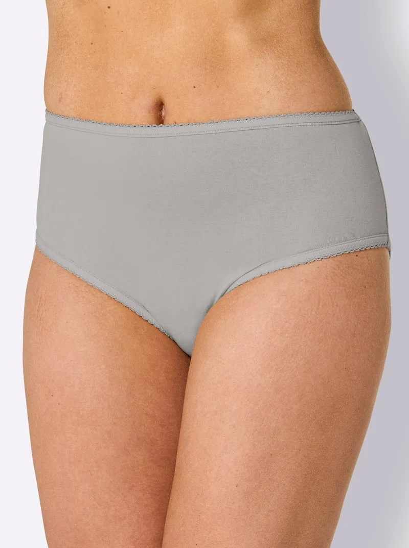 Witt Hüftslip steingrau + sand + bordeaux, Steingrau + sand + bordeaux, – Produktbild 2 von 3