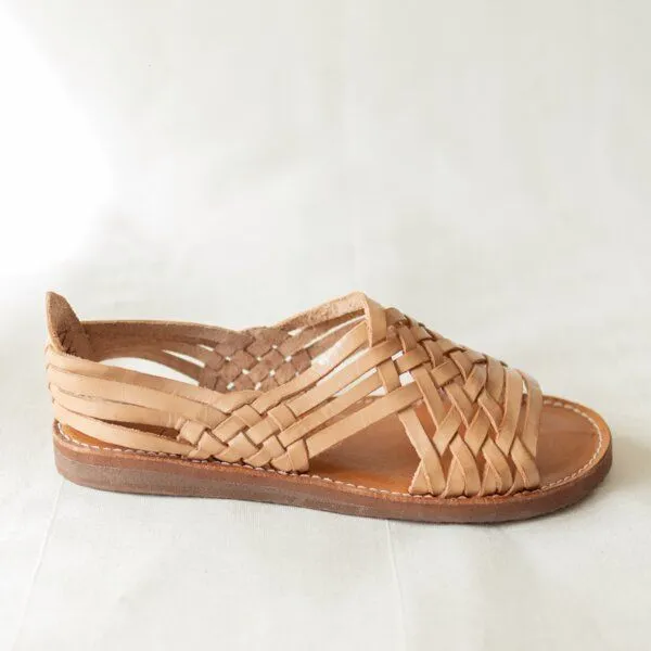 CANO CANO Luisa Huarache Beige, Cognac, – Produktbild 1 von 4