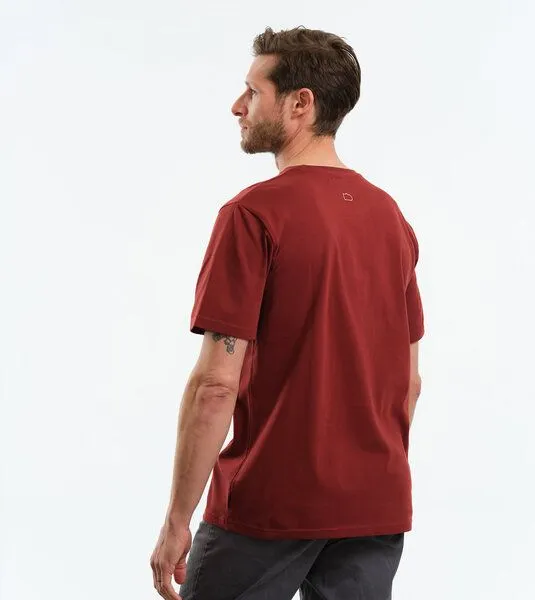 Gary Mash GARY MASH T-Shirt Liferings aus Biobaumwolle, Kastanie (braun), – Produktbild 3 von 3