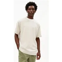 ARMEDANGELS ARMEDANGELS MAARKOS LINEN Herren T-Shirt aus Baumwoll-Leinen-Mix, Pure, – Produktbild 1 von 1
