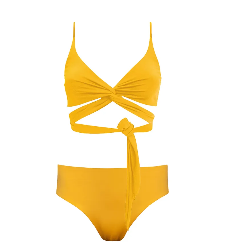 Anekdot Anekdot Damen vegan Bikini Lin Core, Gelb, – Produktbild 1 von 2