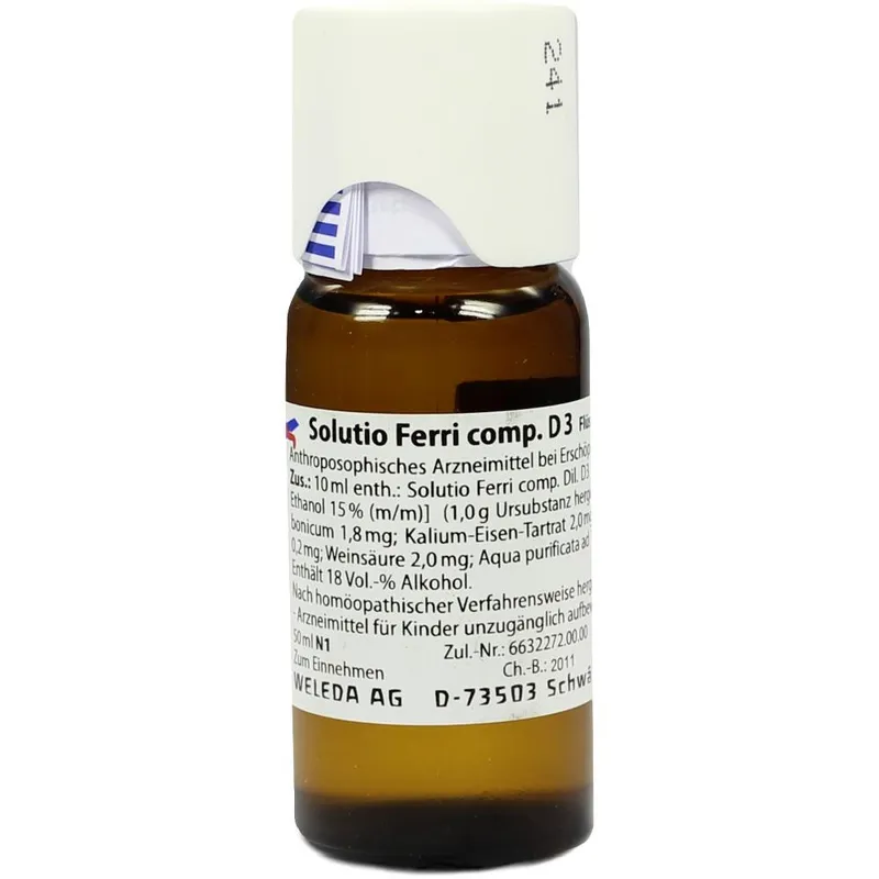 Weleda WELEDA SOLUTIO FERRI comp.D 3 Dilution 50 ml Dilution – Produktbild 1 von 1