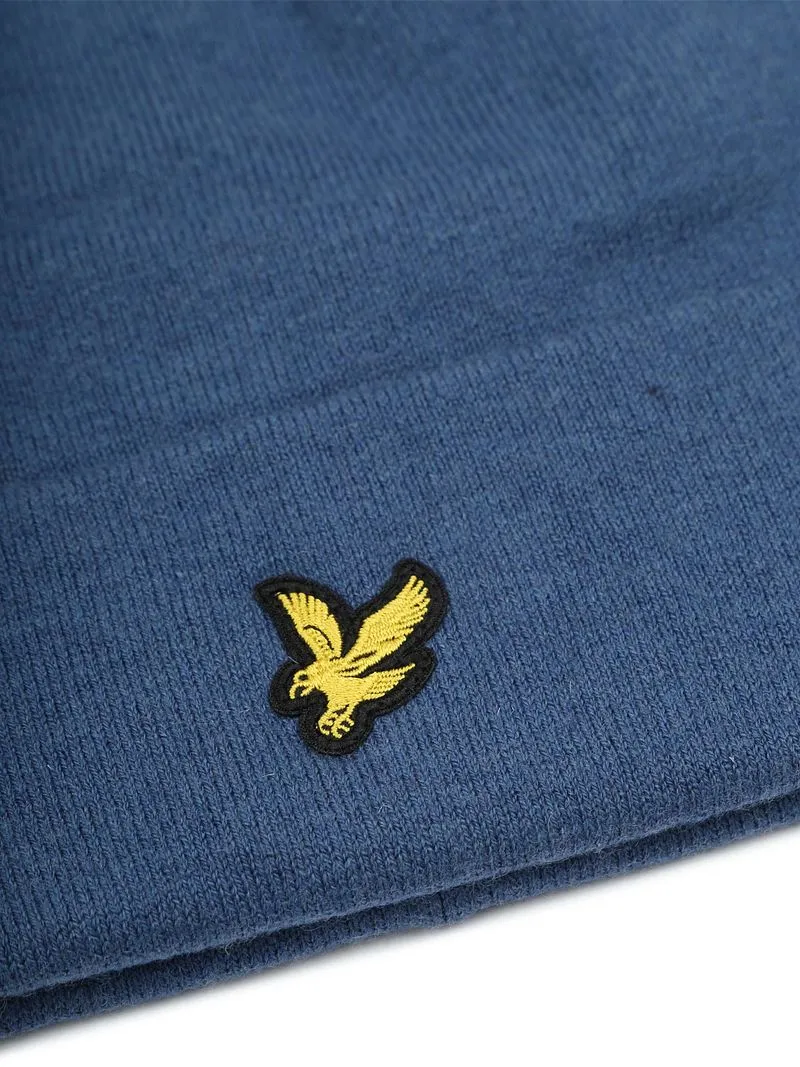 Lyle and Scott Lyle & Scott Beanie Wollmischung Blau -, Blau, – Produktbild 1 von 3