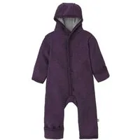 Disana Disana Baby Walk Overall Schurwolle kbT-Merinowolle, Aubergine, – Produktbild 1 von 1