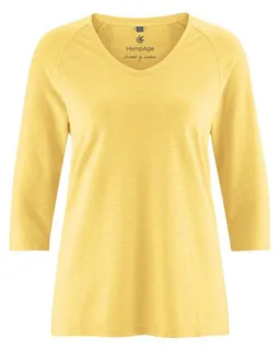 HempAge HempAge Raglanshirt mit 3/4-Arm Hanf/Biobaumwolle – Produktbild 1 von 1