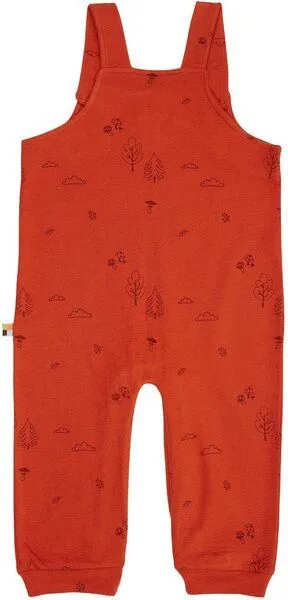 loud + proud loud + proud Baby & Kinder Latzhose Strukturstrick, GOTS-zertifiziert, Terracotta(orange), – Produktbild 1 von 2