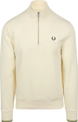 Fred Perry Fred Perry Half Zip Pullover Ecru 46A - Größe XXL – Produktbild 1 von 1
