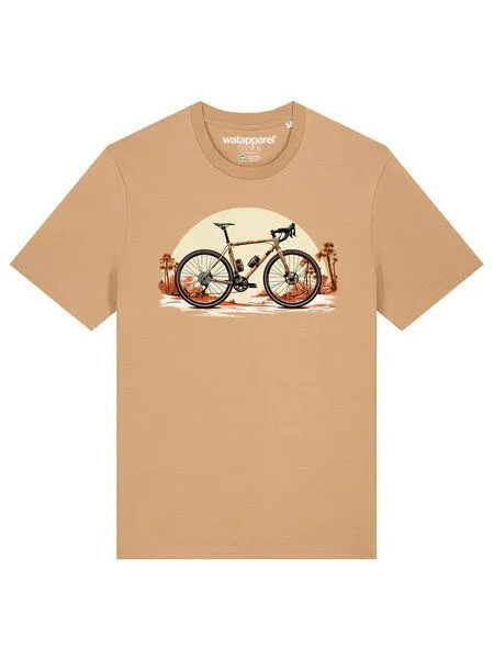 watapparel watapparel T-Shirt Unisex Gravelbike, Latte, – Produktbild 2 von 3
