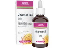 GSE GSE Vitamin D3 Tropfen (1000 I.E.), 50 ml – Produktbild 1 von 1