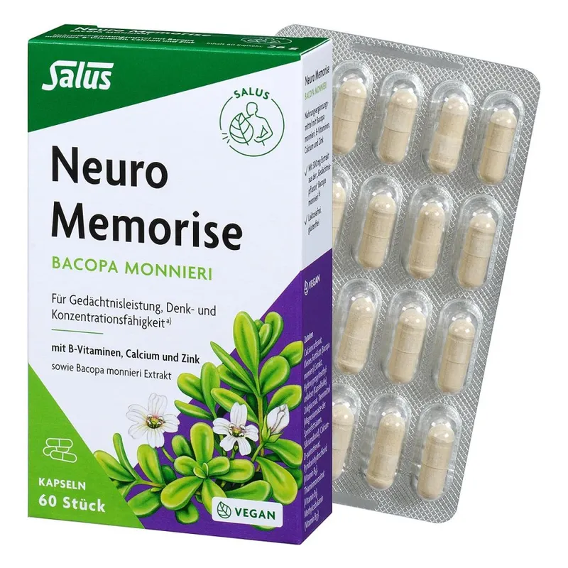 Salus Neuro Memorise Bacopa Monnieri Salus Kapseln – Produktbild 1 von 1