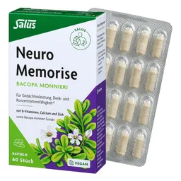 Salus Neuro Memorise Bacopa Monnieri Salus Kapseln – Produktbild 1 von 1