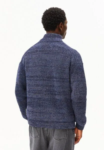 ARMEDANGELS ARMEDANGELS MICHAAEL MOULINE Herren Pullover aus Bio-Baumwoll Mix, Night sky-frozen lavender-light wave, – Produktbild 2 von 4