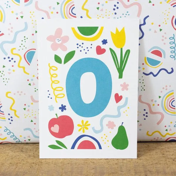 Bow & Hummingbird Bow & Hummingbird Postkarte Zero/Null – Produktbild 1 von 2