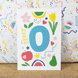 Bow & Hummingbird Bow & Hummingbird Postkarte Zero/Null – Produktbild 1 von 1