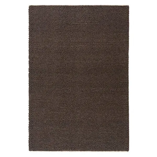 Prolana Prolana Handgefertigter Flachgewebe-Teppich "Loop" aus Wolle, Braun, – Produktbild 3 von 4