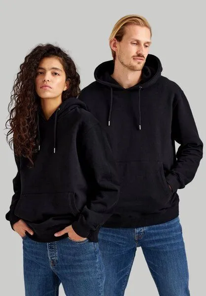 THOKKTHOKK ThokkThokk TT1044 Hoodie unisex black (GOTS, vegan), Black (schwarz), – Produktbild 4 von 4