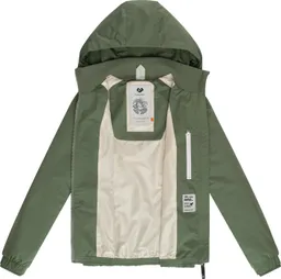 ragwear ragwear Outdoorjacke Dizzie Tech Wasserdichte Damen Übergangsjacke mit großer Kapuze – Produktbild 1 von 1